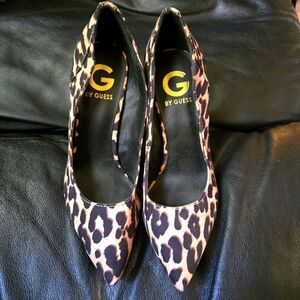 Guess Animal Print Stiletto Heels